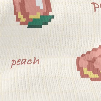 Pixel Style Peach Stretch Jersey