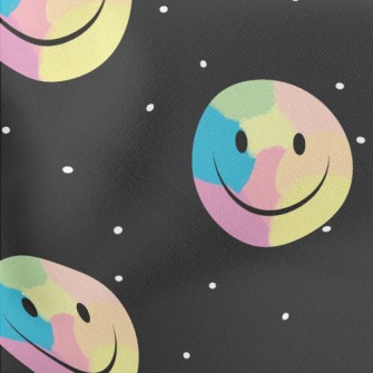 Color Rendering Of Smiling Fac Lightweight Cotton Poplin