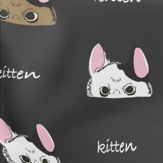 Colorful Eyed Cat Lightweight Cotton Poplin