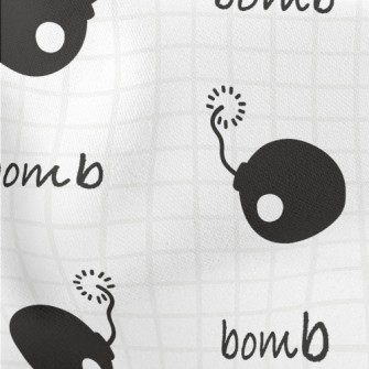 Black Block Bomb Lightweight Cotton Poplin