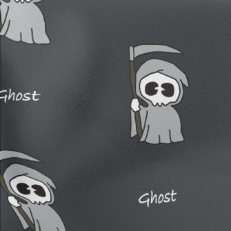 Cute And Adorable Grim Reaper Lightweight Cotton Poplin