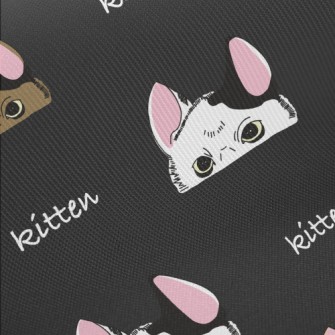 Colorful Eyed Cat Midweight Cotton Poplin