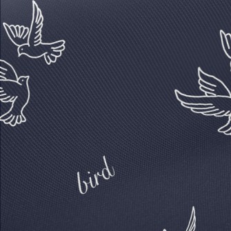 A Simple Pair Of Pigeons Midweight Cotton Poplin