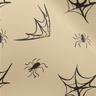Spider Web And Black Spider Chiffon