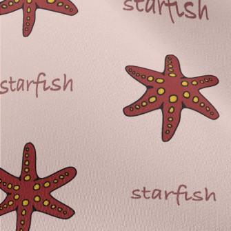 Red Five-clawed Starfish Chiffon