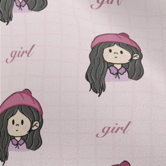 Expressionless Girl Chiffon