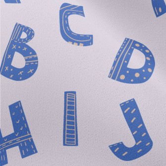 English Letters With Different Chiffon