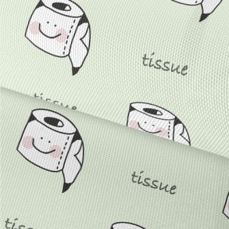 Dull And Cute Toilet Paper Waterproof Oxford