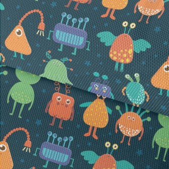 Cute Aliens Waterproof Oxford