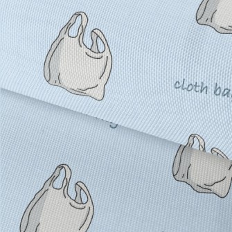 Simple Gray Plastic Bag Waterproof Oxford