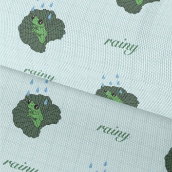 Frog Sitting On A Leaf Waterproof Oxford