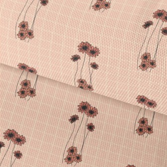 Pink Delicate Flowers Waterproof Oxford