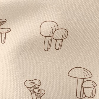 Various Mushrooms Shiitake Mus Waterproof Canvas