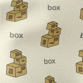 Stacked Boxes Waterproof Canvas