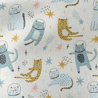 Cat Wearing Space Helmet Waterproof Canvas