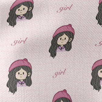 Expressionless Girl Waterproof Canvas