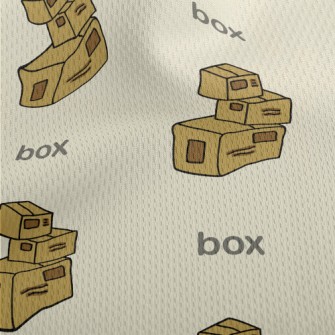 Stacked Boxes Athletic Mesh Flat Back