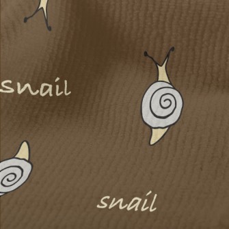 Simple Color Block Snail Terry