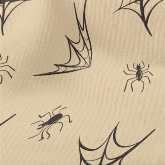Spider Web And Black Spider Terry