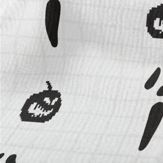 Pixel Pumpkin And Ghost Face Terry