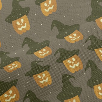 Pumpkin Wearing A Witch Hat Performance Linen