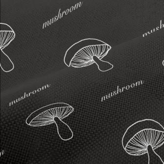 Simple White Line Mushroom Performance Linen