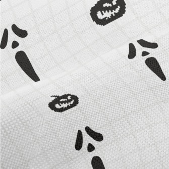 Pixel Pumpkin And Ghost Face Performance Linen
