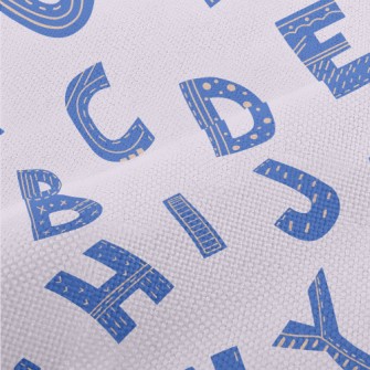 English Letters With Different Performance Linen