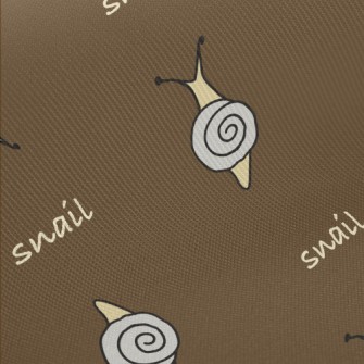 Simple Color Block Snail Twill