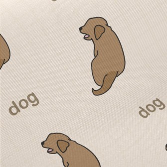 Simple Color Block Dog Twill