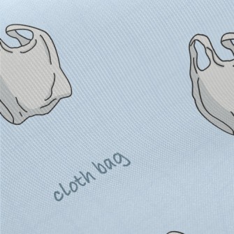 Simple Gray Plastic Bag Twill