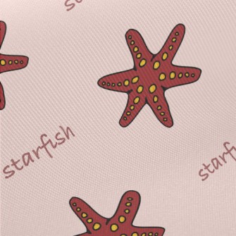 Red Five-clawed Starfish Twill