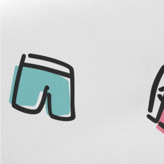 Brightly Colored Pants Twill