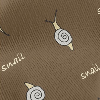 Simple Color Block Snail Standard Corduroy