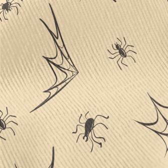 Spider Web And Black Spider Standard Corduroy