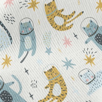 Cat Wearing Space Helmet Standard Corduroy