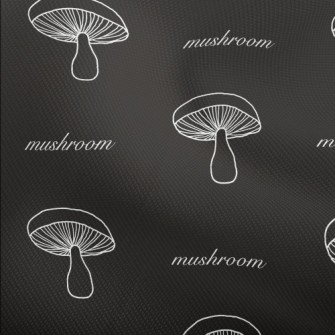 Simple White Line Mushroom Dobby