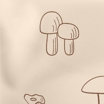 Various Mushrooms Shiitake Mus Stretch Ponte