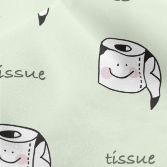 Dull And Cute Toilet Paper Micro Fleece