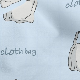 Simple Gray Plastic Bag Micro Fleece