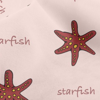 Red Five-clawed Starfish Micro Fleece