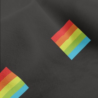 Brightly Colored Diamonds Micro Fleece
