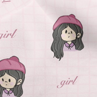 Expressionless Girl Micro Fleece