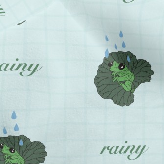 Frog Sitting On A Leaf Micro Fleece