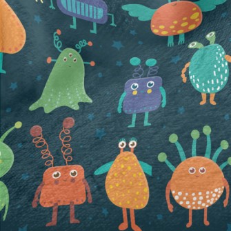 Cute Aliens Minky
