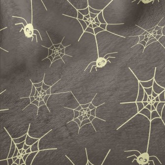 Color Block Spider And Spider  Minky