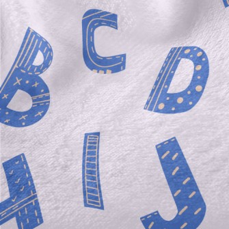 English Letters With Different Minky