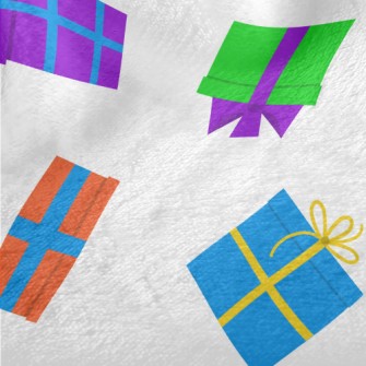 Brightly Colored Gifts Minky