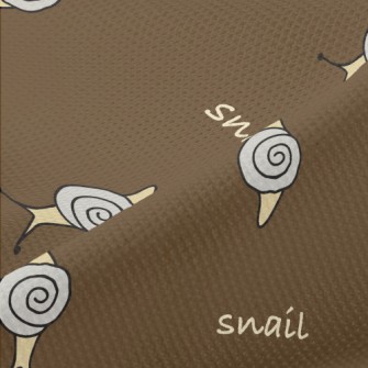 Simple Color Block Snail Piqué