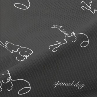Hand Drawn Simple Dog Piqué